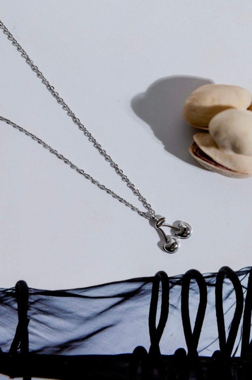 Silver Cherry Chain