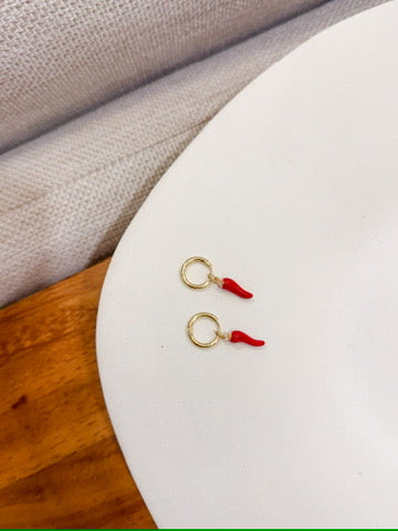 Mini Jalapeño Earrings
