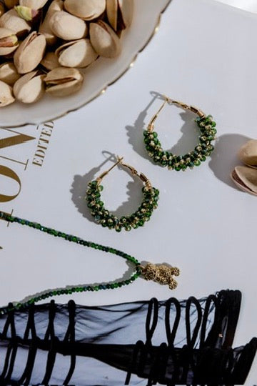 Green Paradise Earrings
