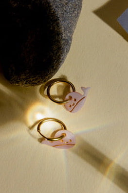 Mini Whale Earrings