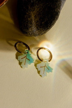 Mini Leaf Earrings
