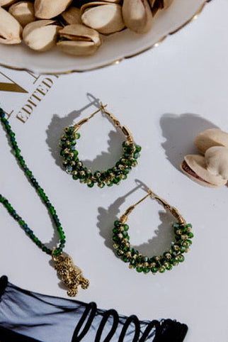 Green Paradise Earrings