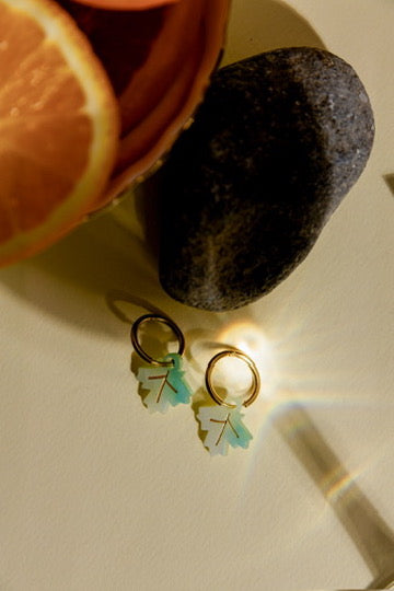 Mini Leaf Earrings